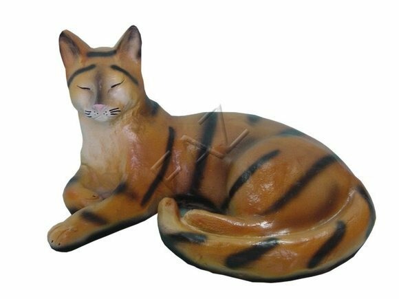 Design Katze Figur Garten Statue Figuren Skulptur Dekoration Skulpturen
