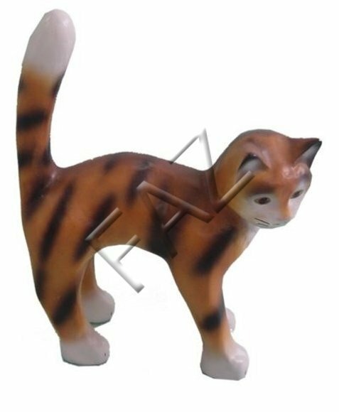 Design Katze Figur Garten Statue Dekoration Figuren Skulptur Skulpturen