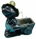 Design Maulwurf Vase Design Skulptur Statue Statuen Figuren Dekoration