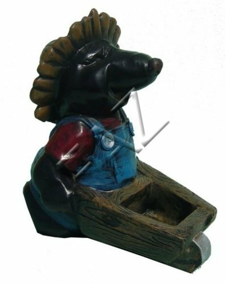 Design Maulwurf Garten Figur Dekorative Statue Skulptur Figuren Skulpturen