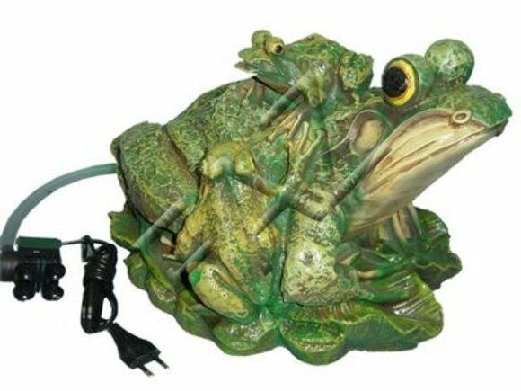 Teich Wasser Süicker Frosch Figur Garten Statue Skulptur Figuren
