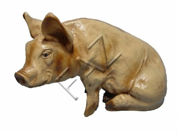 Dekoration Design Schwein Figur Garten Statue Skulptur Skulpturen Figuren