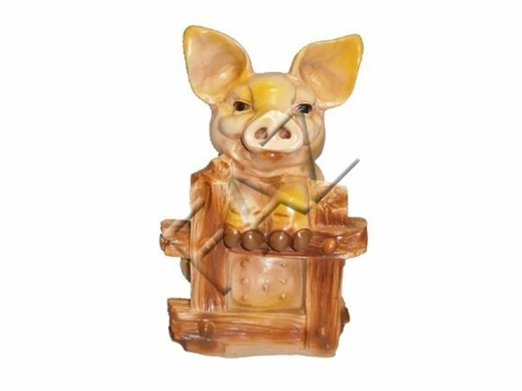 Dekoration Design Schwein Figur Garten Statue Skulpturen Skulptur Figuren