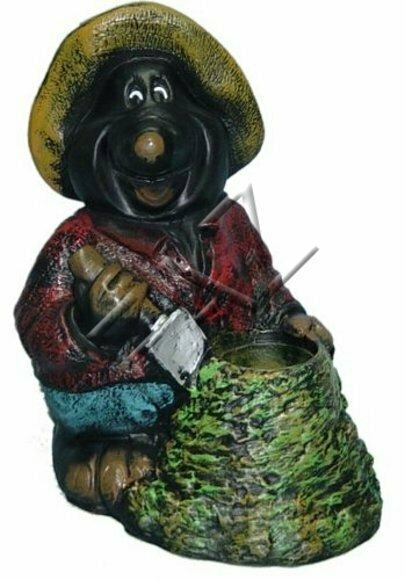 Design Vase Design Skulptur Figur Maulwurf Statue Statuen Figuren