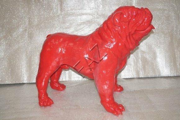 Design Figur Hund Statue Skulptur Figuren Skulpturen Dekoration
