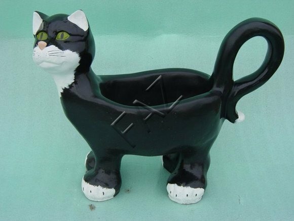 Design Katze Figur Garten Statue Skulptur Dekoration Figuren Skulpturen