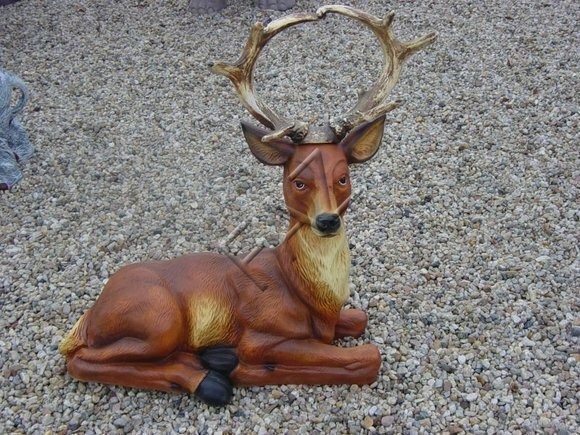 Design Hirsch Figur Garten Dekoration Statue Skulptur Figuren Skulpturen