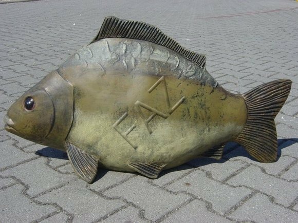 Fisch Figur Garten Statue Skulptur Figuren Skulpturen Dekoration
