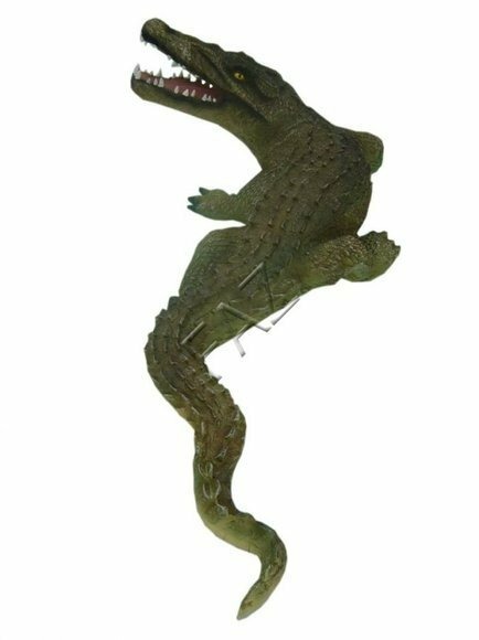 Design Krokodil Laminat Figur Statue Skulptur Figuren Skulpturen Garten