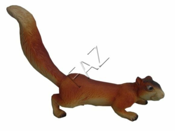 Design Eichhörnchen Figur Garten Deko Statue Skulptur Figuren Skulpturen