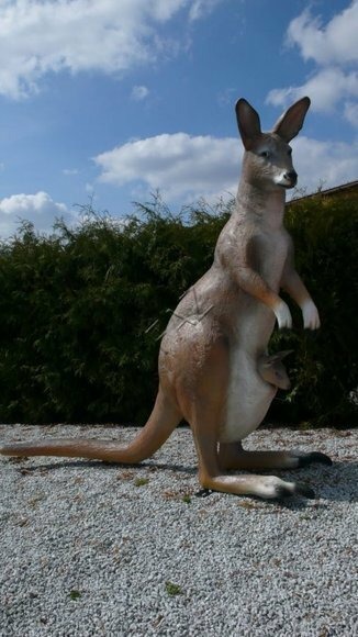 Design KänguruAustralien Neu Statue Skulptur Figuren Skulpturen