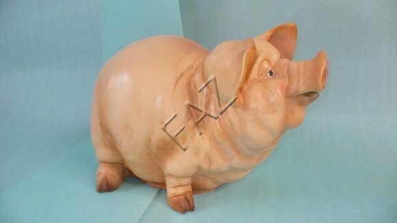 Design Schwein Skulpturen Figur Garten Dekoration Statue Skulptur Figuren