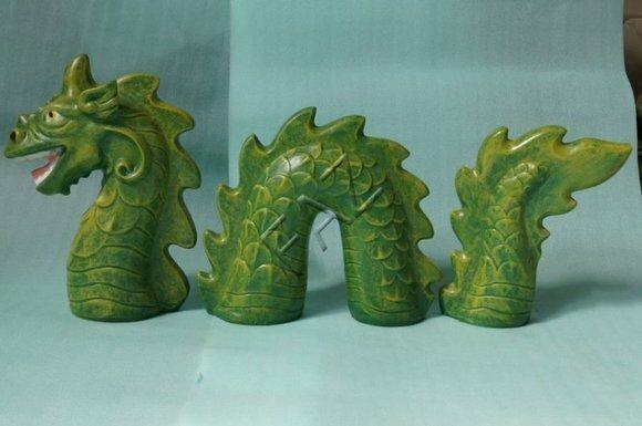 Design Drachen Figur Statue Skulptur Figuren Skulpturen Karikatur Dekoration