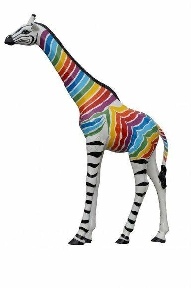 Design Giraffe Figur Statue Skulptur Figuren Skulpturen Dekoration