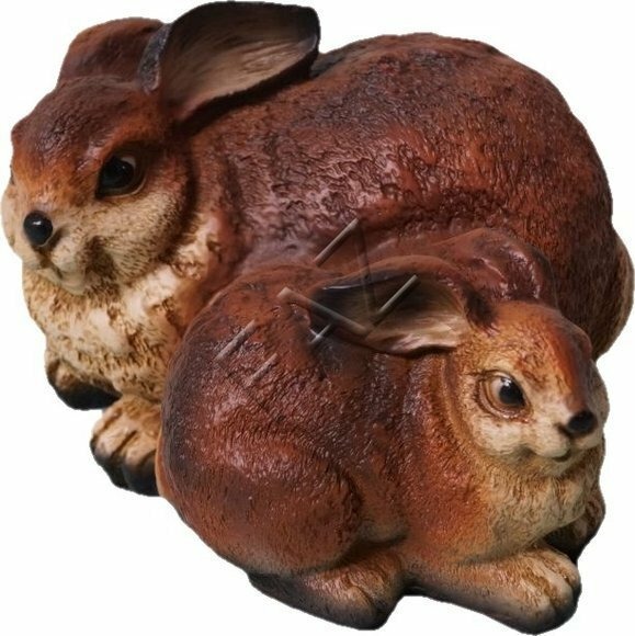 Design Hase Figur Garten Figuren Statue Dekoration Skulptur Skulpturen