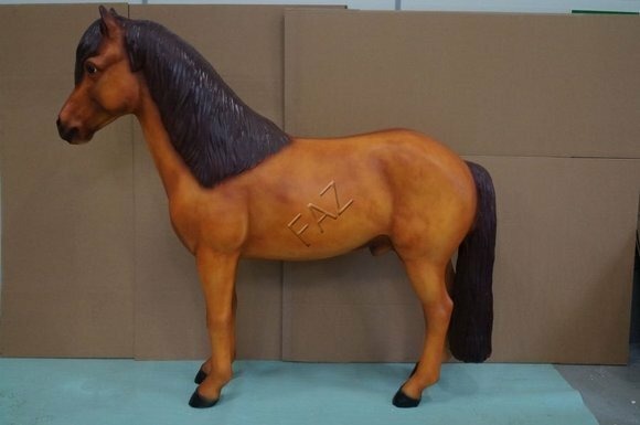 Design Pferd Figur Garden Dekorative Statue Skulptur Figuren Skulpturen