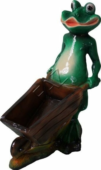 Dekoration Design Frosch Figur Garten Statue Skulptur Skulpturen Figuren