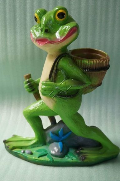 Design Frosch Figur Garten Statue Dekoration Skulptur Skulpturen Figuren