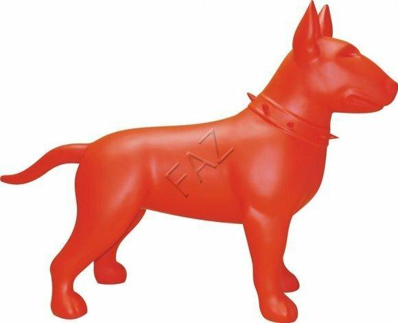 Hund Figur Statue Skulptur Figuren Skulpturen Deko Pitbull Terrier