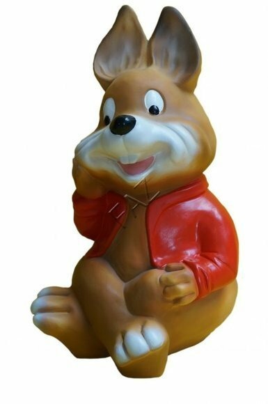 Design Hase Figuren Figur Garten Statue Dekoration Skulptur Skulpturen