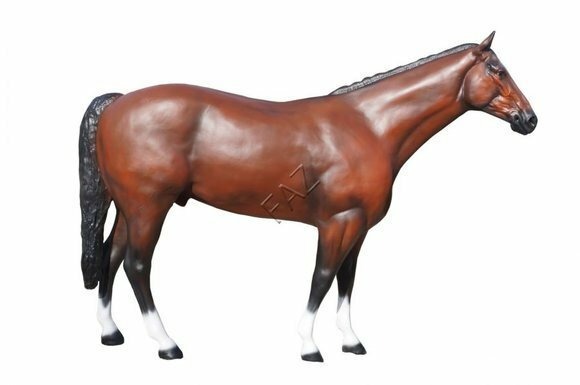 Design Pferd Figur Garten Dekorative Statue Skulptur Figuren Skulpturen
