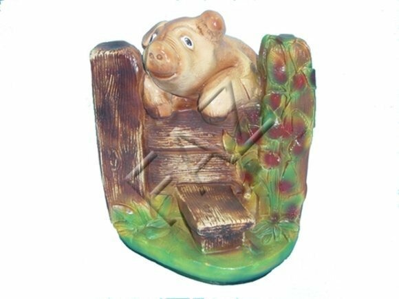 Design Schwein Skulpturen Garten Figur Skulptur Statue Dekoration Figuren