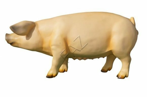 Design Schwein Figur Garten Statue Skulptur Dekorative Figuren Skulpturen
