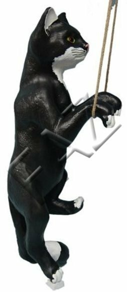 Design Katze Figur Statue Dekoration Garten Figuren Skulptur Skulpturen
