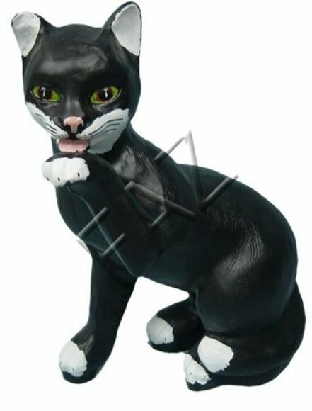 Design Katze Figur Garden Statue Skulptur Dekoration Figuren Skulpturen