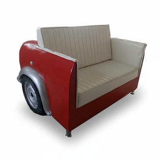 Cadillac Car Autosofa Diner Sofa Couch Auto Möbel USA Einrichtung Deko Modell