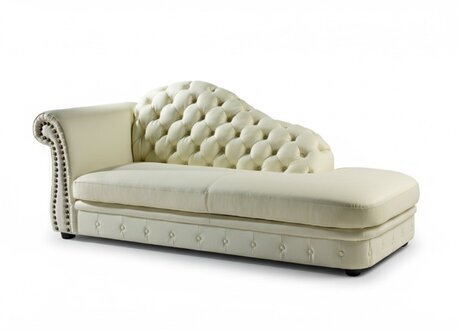 Chaiselounge Chesterfield Liege Chaise Sofa Lounge Sitz Liegen 230cm