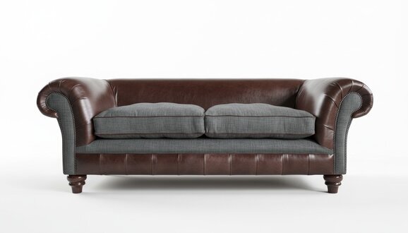 Cheserfield Samt Sofa 3 Sitzer Designer Couchen Deko Couch Stoff Textil