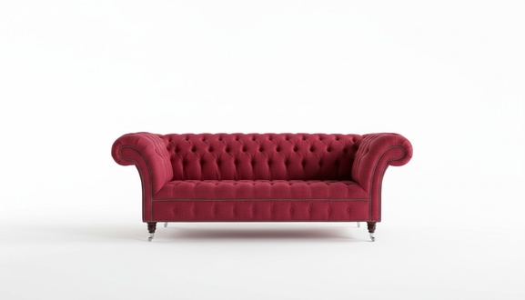 Chesterfield 3 Sitzer Couch Polster Sitz Textil Stoff Leder Sofa Couchen