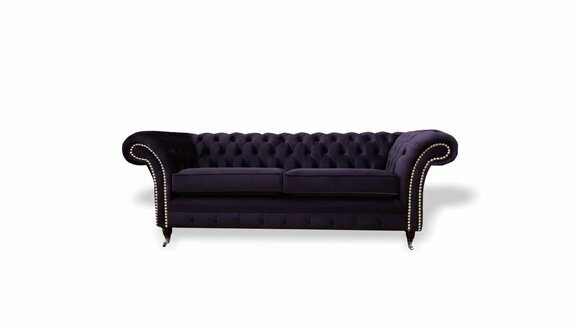 Chesterfield 3 Sitzer Sofa Lila Moderne Sofas Couchen Neu Moderne Möbel