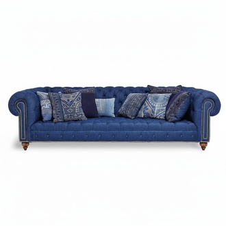 Chesterfield 3 Sitzer XXL Polster Sitz Couch Sofa Garnitur Big Couchen 2016-18-