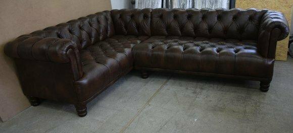 Design Chesterfield Ecksofa Eckcouch Loungesofa Couch Sofa
