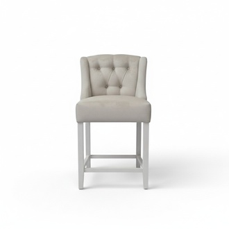 Chesterfield Bar Chair Barhocker Stuhl Hocker Bar Tresen Design Textil Sessel