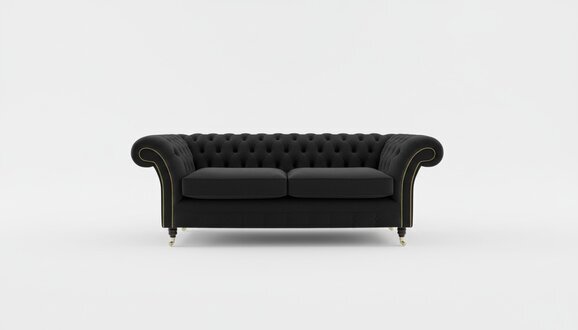 Chesterfield Couch Sofa Polster 3 Sitzer Couchen Sitz Deko Garnitur Sofas