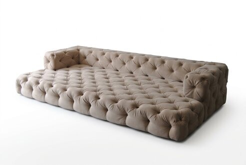 Stoff Design Couch Polster Sofas Textil Modern Sofa Bettfunktion XXL