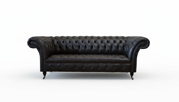 Chesterfield Design Luxus Polster Sofa Modern Couch Sitz Leder Lederosfa