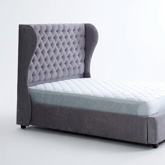 Designer Chesterfield Schlafzimmer Bett Textil Leder Polster 140/160/180/200 cm