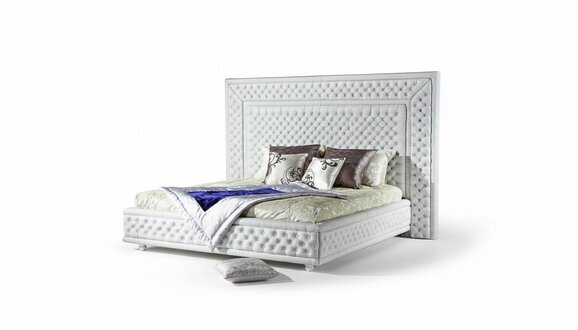 Chesterfield Doppeltbett Bettt Betten Polsterbett Designer XXL Big Ehe WT 9230