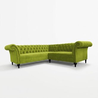 Chesterfield Grünes Polstersofa Design Wohnzimmer Möbel