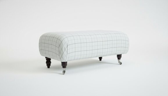 Chesterfield Fußhocker Ottomane Hocker Klassisch Beistell Relax Sessel