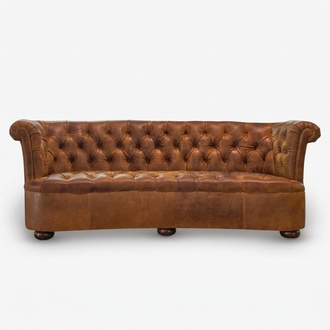 Chesterfield Leder Polster Design Deko Sofa Luxus Couch Klassische Sofa