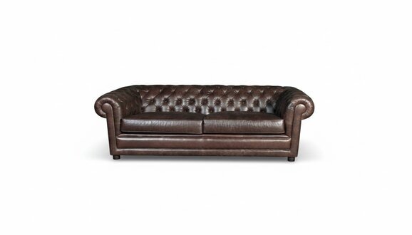 Chesterfield Ledersofa Braune Wohnzimmer Ledercouch Sofa Polster