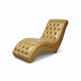 Chesterfield Liege design Chaiselounge Club Chaise Polster Leder Couch Sofa neu