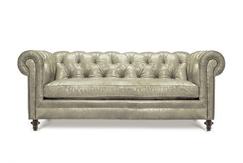 Chesterfield Luxus Sofa Couch Polster Sitz Leder Garnitur 321 Sitzer