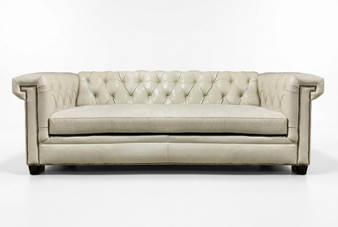 Chesterfield Luxus Sofa Polster Sitz Leder Garnitur 321 Sitzer Couchen