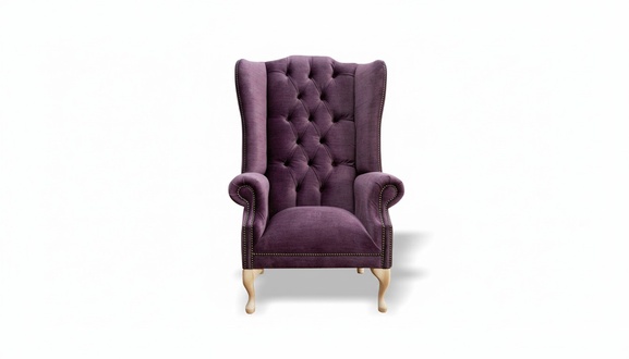 1 Sitzer Chesterfield Ohrensessel Sessel Sofa Couch Polster Couchen Textil